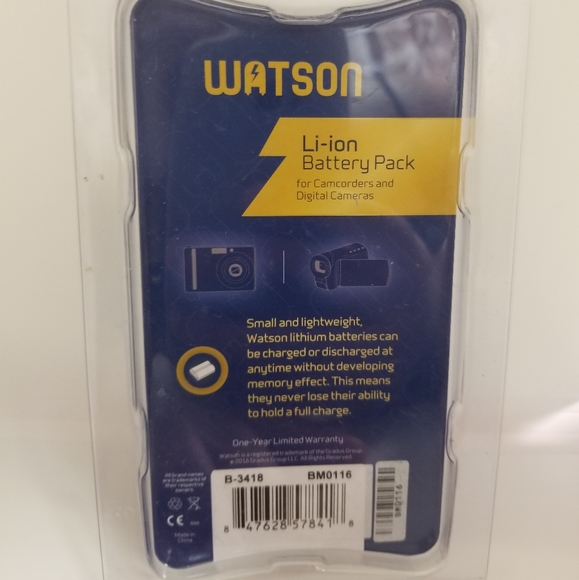 NWTS Gray Watson EN-EL14A Lithium-Ion Compatible Battery Pack (7.2V, 1150mAh) - Picture 5 of 8